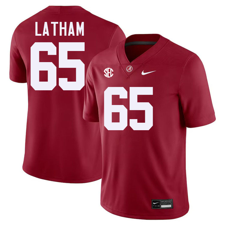 JC Latham Alabama Jersey,University Of Alabama Crimson Tide Football Jersey,Uniforms-Crimson